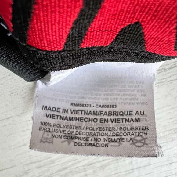 Nike HBR Marble Swoosh Basketball Training Shorts Red Black Mens 2XL EUC - Picture 12 of 15